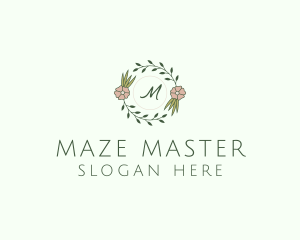 Floral Event Styling Lettermark logo design