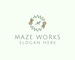 Floral Event Styling Lettermark logo design