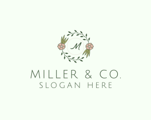 Floral Event Styling Lettermark logo design