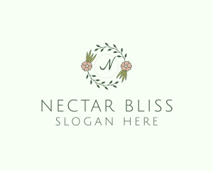 Floral Event Styling Lettermark logo design