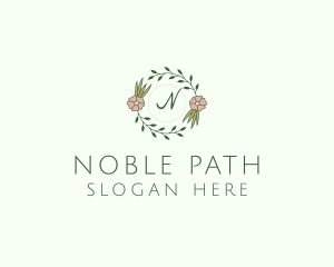 Floral Event Styling Lettermark logo design