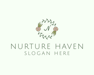 Floral Event Styling Lettermark logo design