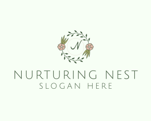 Floral Event Styling Lettermark logo design