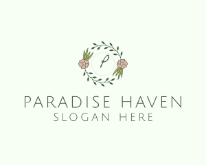 Floral Event Styling Lettermark logo design