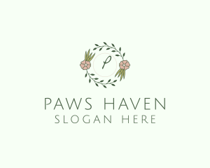 Floral Event Styling Lettermark logo design