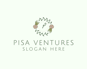 Floral Event Styling Lettermark logo design