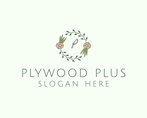 Floral Event Styling Lettermark logo design