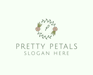 Floral Event Styling Lettermark logo design