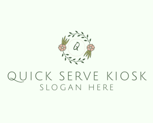 Floral Event Styling Lettermark logo design