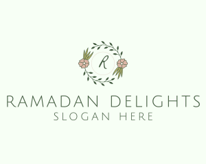 Floral Event Styling Lettermark logo design