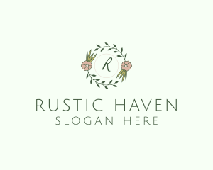 Floral Event Styling Lettermark logo design