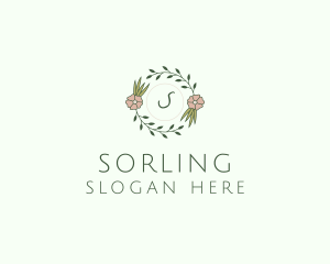 Floral Event Styling Lettermark logo design