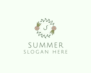 Floral Event Styling Lettermark logo design