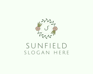 Floral Event Styling Lettermark logo design