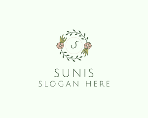 Floral Event Styling Lettermark logo design