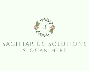 Floral Event Styling Lettermark logo design