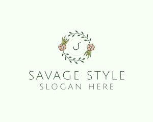 Floral Event Styling Lettermark logo design