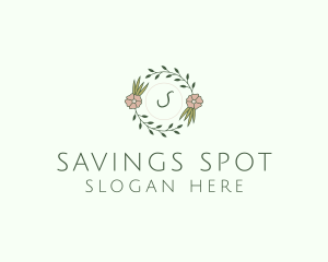 Floral Event Styling Lettermark logo design