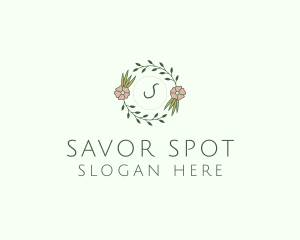 Floral Event Styling Lettermark logo design