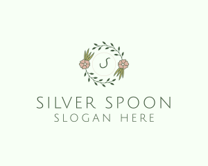 Floral Event Styling Lettermark logo design