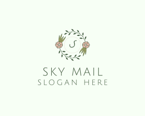 Floral Event Styling Lettermark logo design