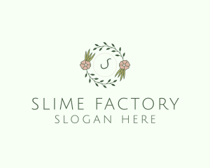 Floral Event Styling Lettermark logo design