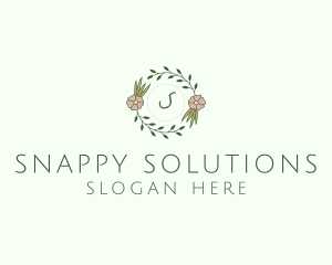 Floral Event Styling Lettermark logo design