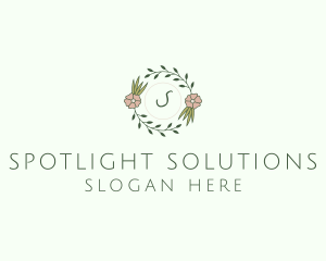 Floral Event Styling Lettermark logo design