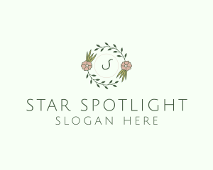 Floral Event Styling Lettermark logo design