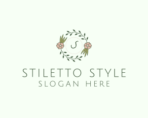 Floral Event Styling Lettermark logo design