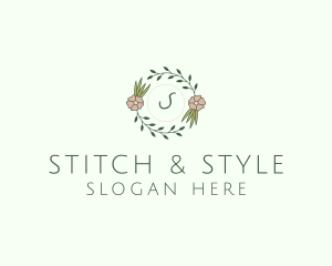 Floral Event Styling Lettermark logo design