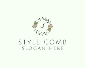 Floral Event Styling Lettermark logo design