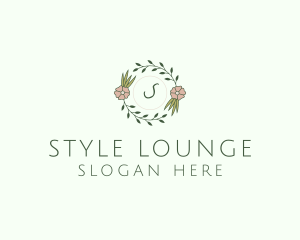 Floral Event Styling Lettermark logo design