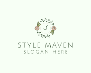 Floral Event Styling Lettermark logo design