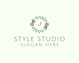 Floral Event Styling Lettermark logo design