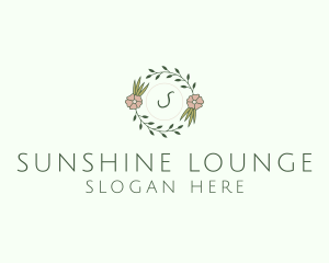 Floral Event Styling Lettermark logo design