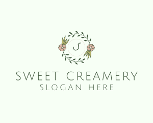 Floral Event Styling Lettermark logo design