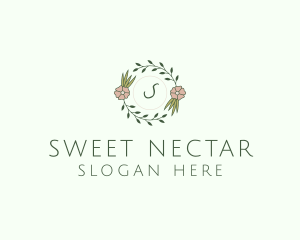 Floral Event Styling Lettermark logo design