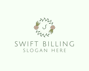 Floral Event Styling Lettermark logo design