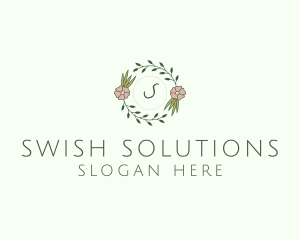 Floral Event Styling Lettermark logo design