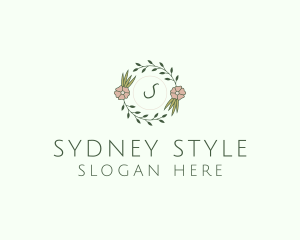 Floral Event Styling Lettermark logo design