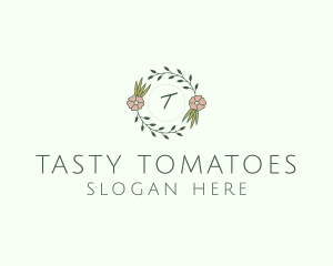 Floral Event Styling Lettermark logo design