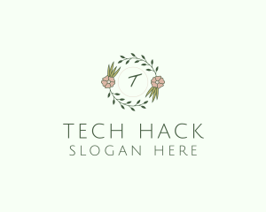 Floral Event Styling Lettermark logo design