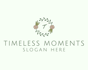 Floral Event Styling Lettermark logo design