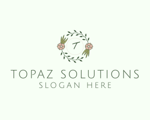 Floral Event Styling Lettermark logo design