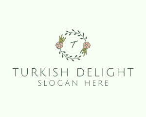 Floral Event Styling Lettermark logo design