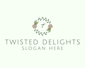 Floral Event Styling Lettermark logo design