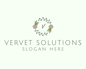 Floral Event Styling Lettermark logo design