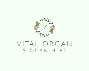 Floral Event Styling Lettermark logo design