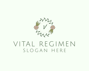 Floral Event Styling Lettermark logo design